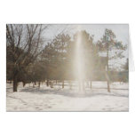 Rainbow in the Snow (blank greeting card)