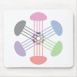 Rainbow Jellyfish King Mousepad