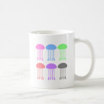 Rainbow Jellyfishes on Parade Mugs