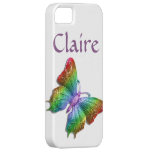 Rainbow Jeweled Butterfly 3D Personalized iPhone 5 Covers