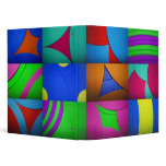 Rainbow Kaleidoscope 1" Avery Binder