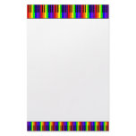 Rainbow Keyboard Custom Stationery