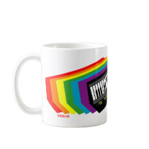 Rainbow Keytar mugs