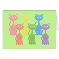 Rainbow Kitty Line-up cards