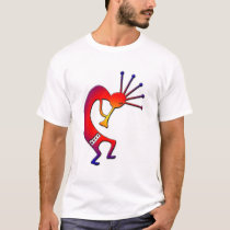 Rainbow Kokopelli t-shirts