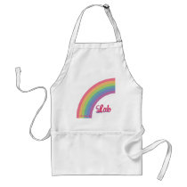 Rainbow Lab aprons by medical_office_stuff Rainbow Lab aprons