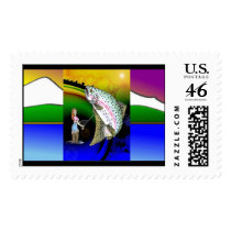 RAINBOW LADY postage
