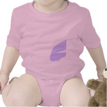 Rainbow Lavender Skull 2-Sided Infant Creeper