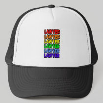 Rainbow Lawyer Hats