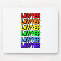 Rainbow Lawyer Mousepad