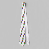 Rainbow Lawyer Tie