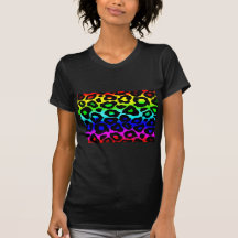 rainbow_leopard_print-altered tee shirt