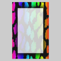 Rainbow Leopard Stationery