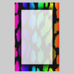 Rainbow Leopard Stationery stationery