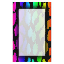 Rainbow Leopard Stationery