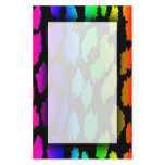 Rainbow Leopard Stationery
