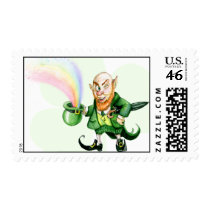 Rainbow Leprechaun Stamps