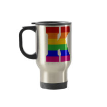 Rainbow Letter K Mug