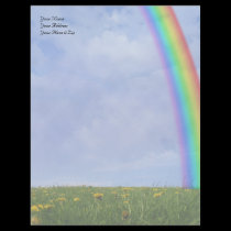 Rainbow letterhead