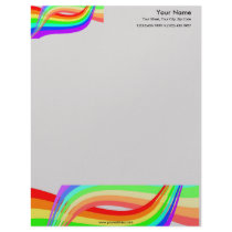 Rainbow letterhead