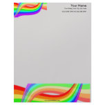 Rainbow letterhead