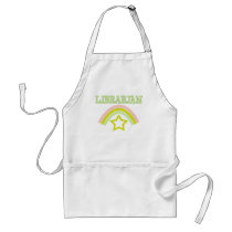 Rainbow Librarian aprons