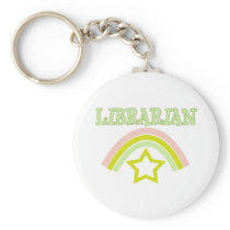 Rainbow Librarian keychains