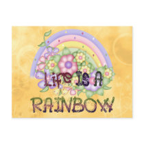 Rainbow Life Postcard