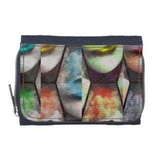 Rainbow Lips Smoke Vape Grunge Wallets