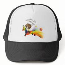 Rainbow Llama Trucker Hats