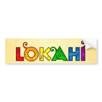 Rainbow Lokahi Bumper Sticker bumper stickers