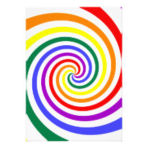 Rainbow Lollipop Custom Invite
