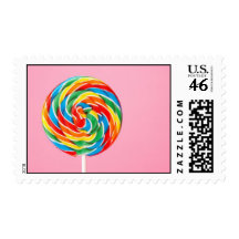 Rainbow Lollipop Stamps
