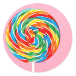 Rainbow Lollipop stickers