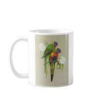 Rainbow Lorikeet - Trichoglossus haematodus Promo mugs by LisasLair Rainbow Lorikeet - Trichoglossus haematodus Promo mugs