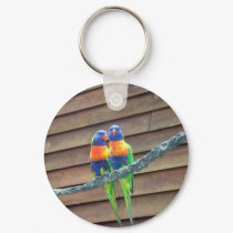 Rainbow Lorikeets Keychain