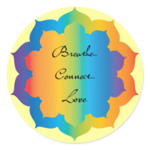 Rainbow lotus sticker by CarmenWalsh Rainbow lotus sticker