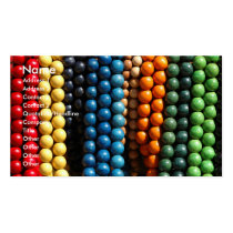 RAINBOW LOVE BEADS business cards by shayneemelissa RAINBOW LOVE BEADS business cards