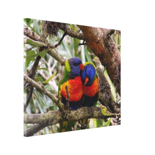 Rainbow Love wrappedcanvas