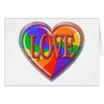 Rainbow Love cards