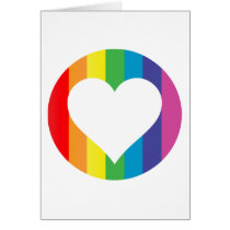 rainbow love greeting card