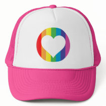 rainbow love. hat