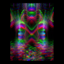 Rainbow Love Heart Poster posters