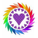 Rainbow Love Hearts t-shirts by orsobear Rainbow Love Hearts t-shirts