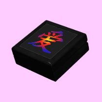 Rainbow Love Kanji Jewelry Box gift boxes