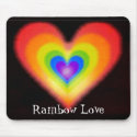 Rainbow Love mousepads