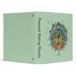 Rainbow Love Peacock 3 Ring Binders