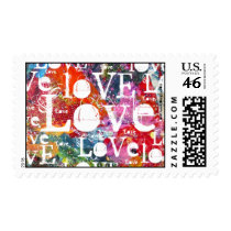 Rainbow Love Postage Stamps