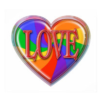 Rainbow Love posters