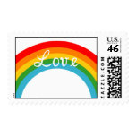 Rainbow Love stamp